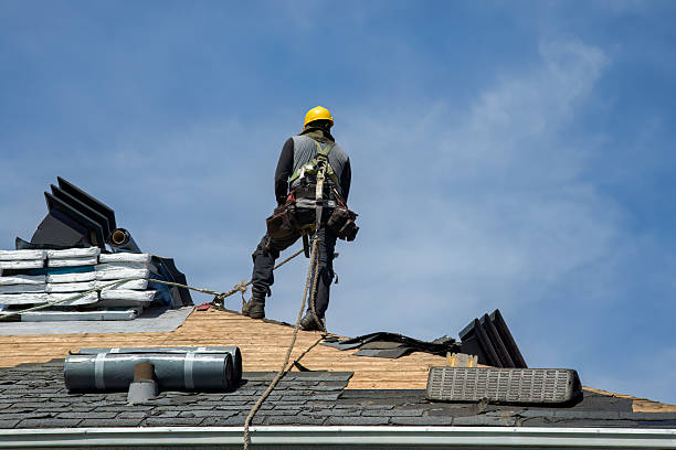 Professional Roofing technician working in North Salem, NH